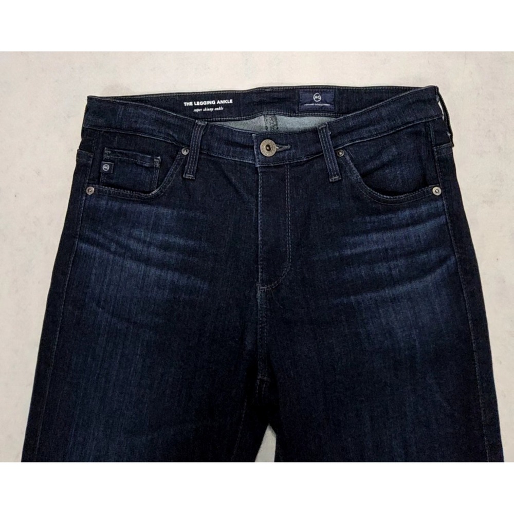 AG Adriano Goldschmied Jeans Womans‎ 27 Legging Ankle Super Skinny Dark Whisker - Picture 2 of 7